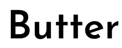 Butter - logo
